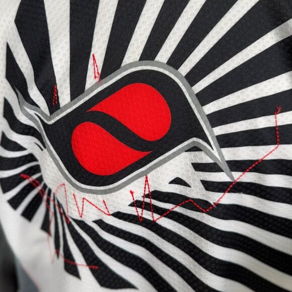 MSR Y2K Mens Motocross Jersey XL White/Gray Graphic Long Sleeve 100% Polyester - Picture 9 of 16